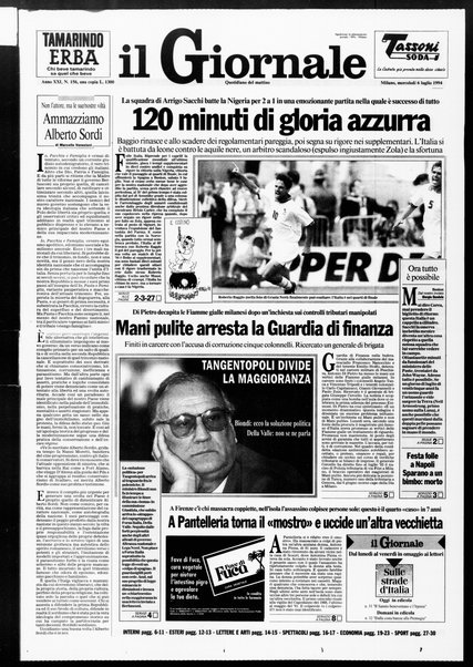 Il giornale : quotidiano del mattino